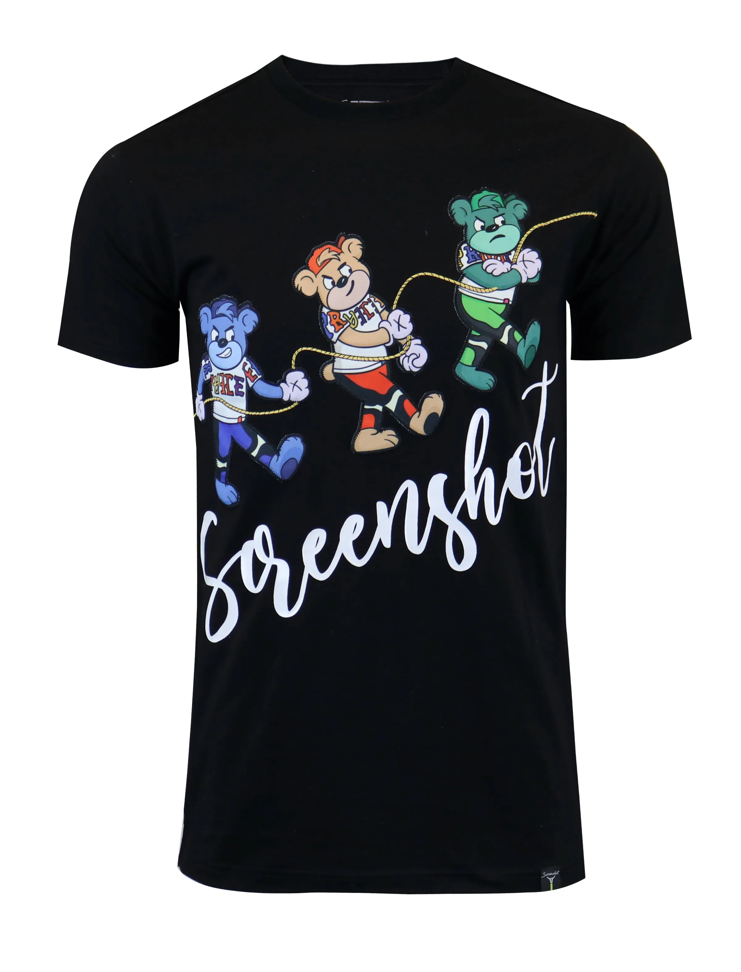 SCREENSHOT 3 BEAR TEE-S11101 (BLACK)