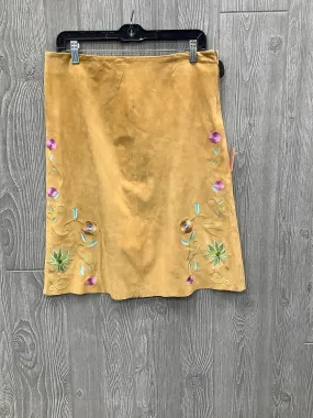 Skirt Midi By Clothes Mentor In Yellow, Size: 12