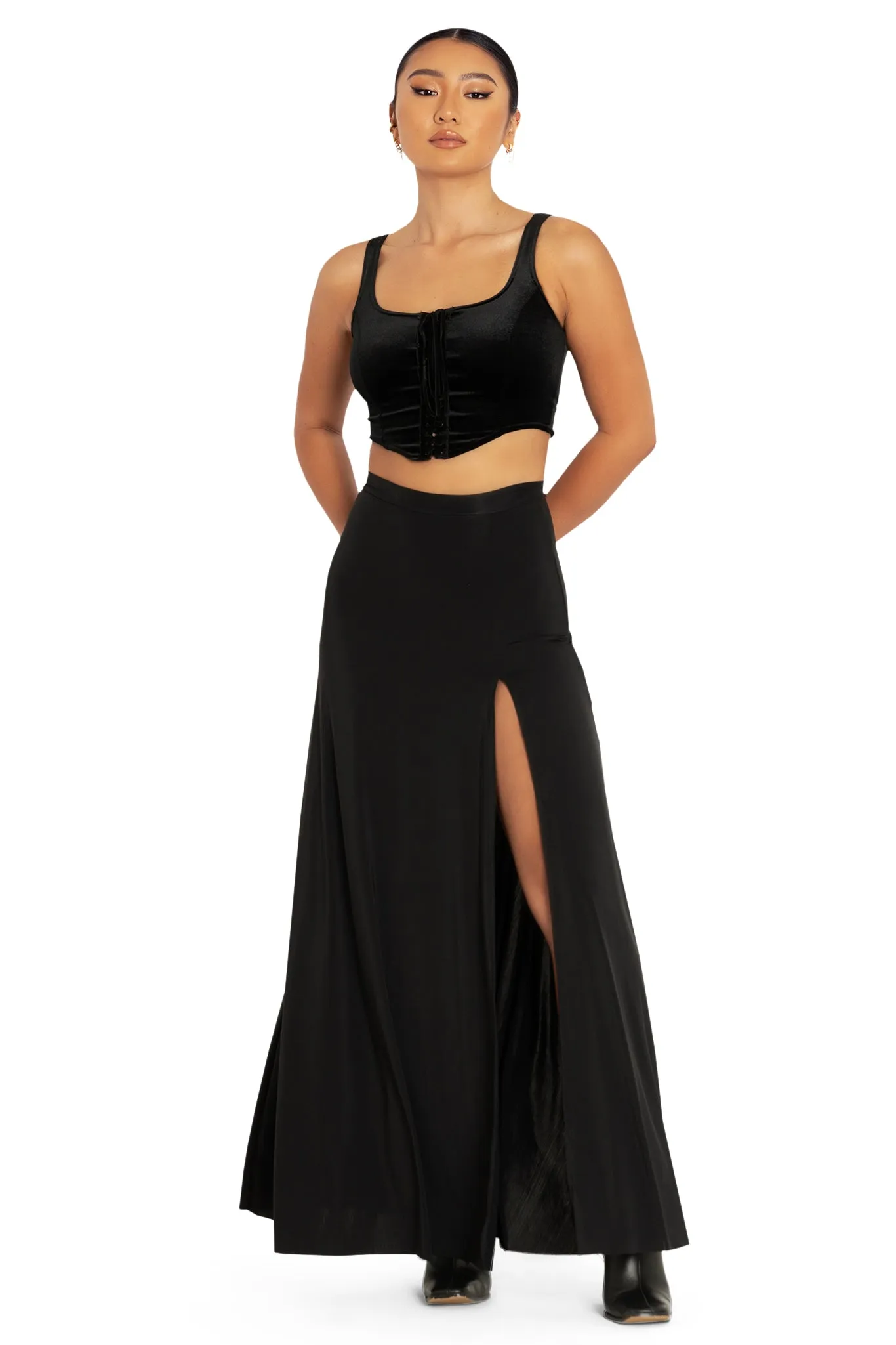 Sleek Light Single Split Skirt
