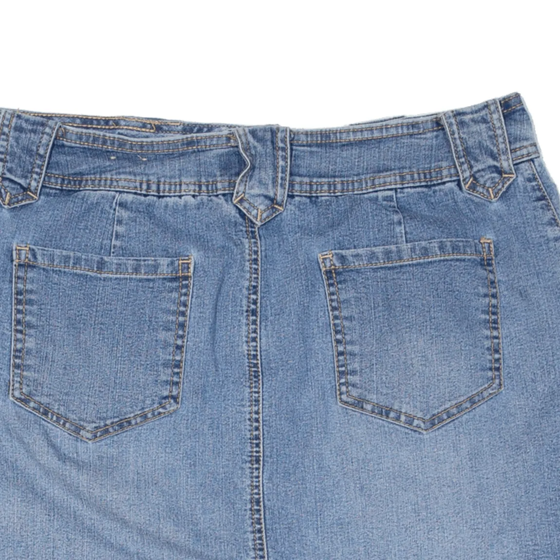 ST JOHNS BAY Womens Skort Skirt Blue Short 90s M