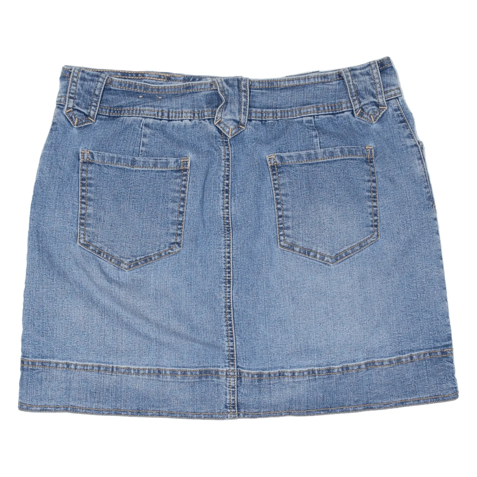 ST JOHNS BAY Womens Skort Skirt Blue Short 90s M