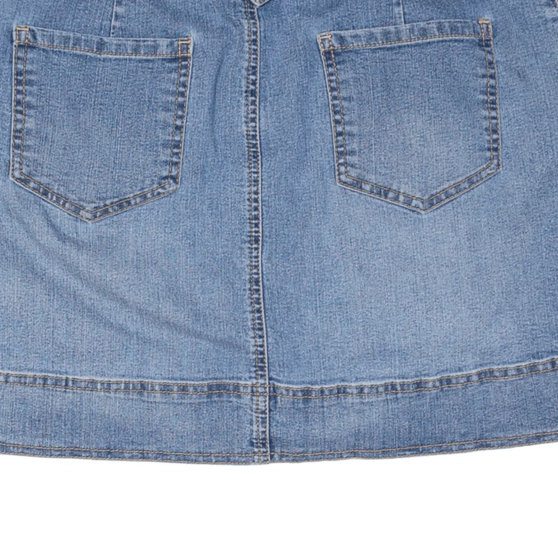 ST JOHNS BAY Womens Skort Skirt Blue Short 90s M