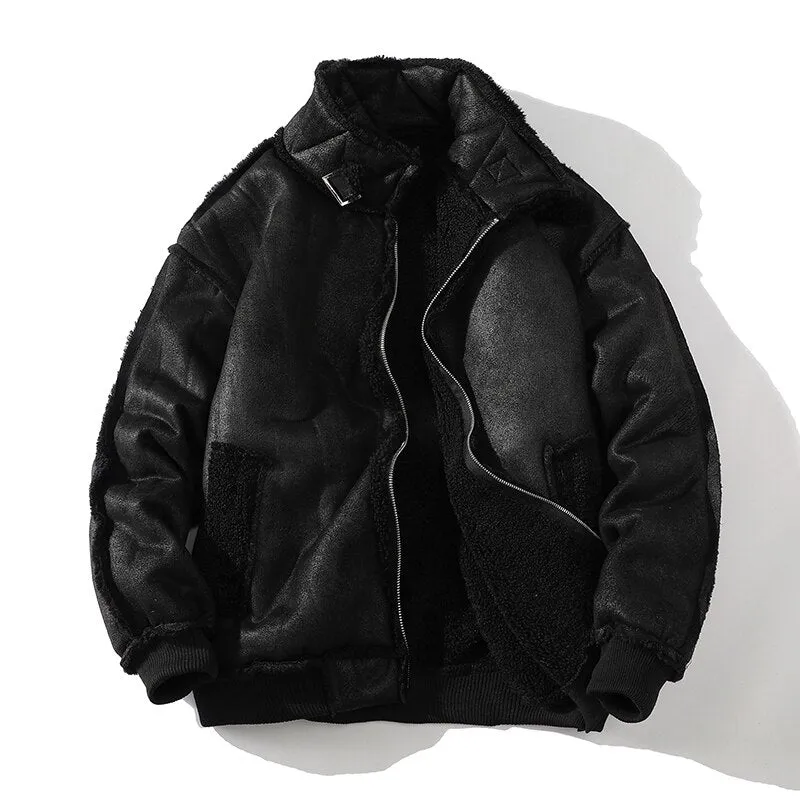 Streetwear Harajuku Warm Men's Winter Coat Fashion Oversize Parka Korean Men's Puffer Jacket Women's Winter Wool Jacket 3XL