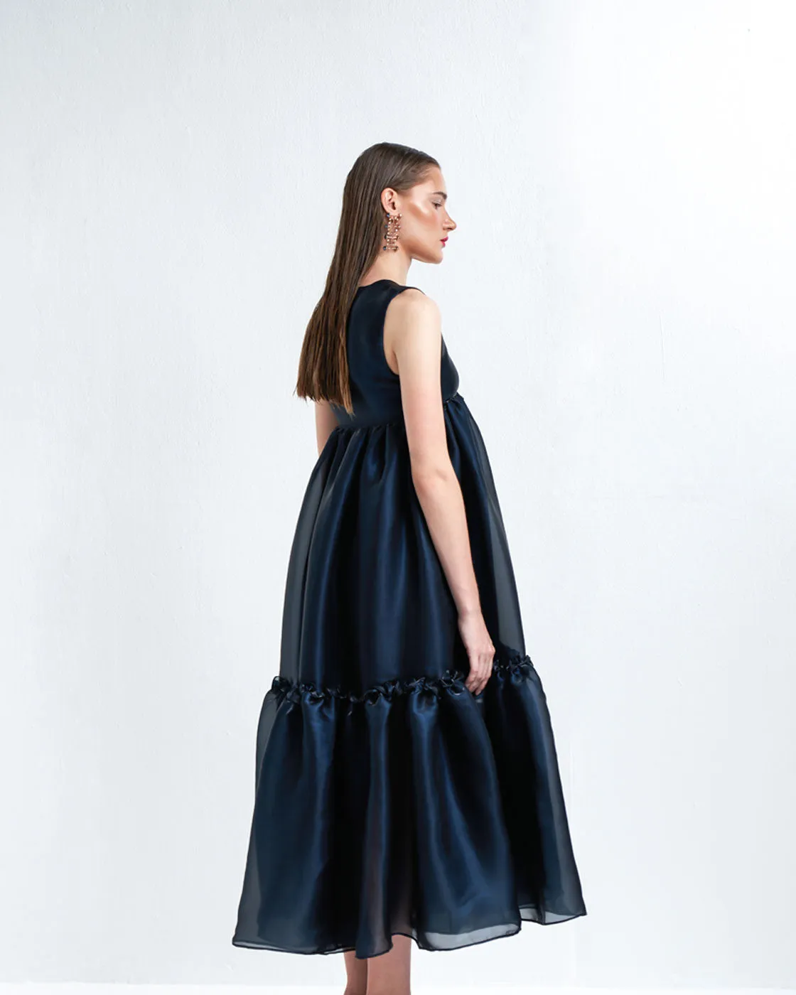 TRINITY LONG TIERED DRESS