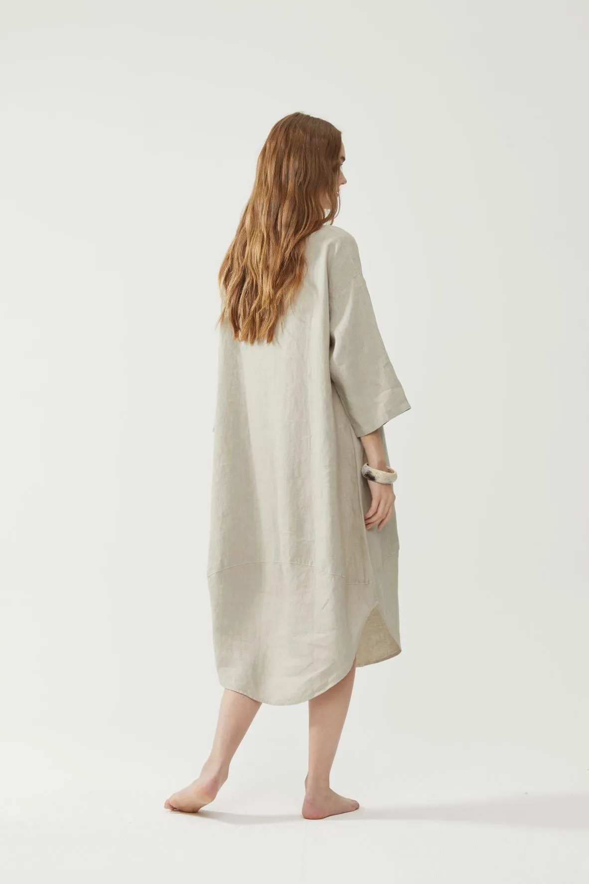 Tulip Dress Beige