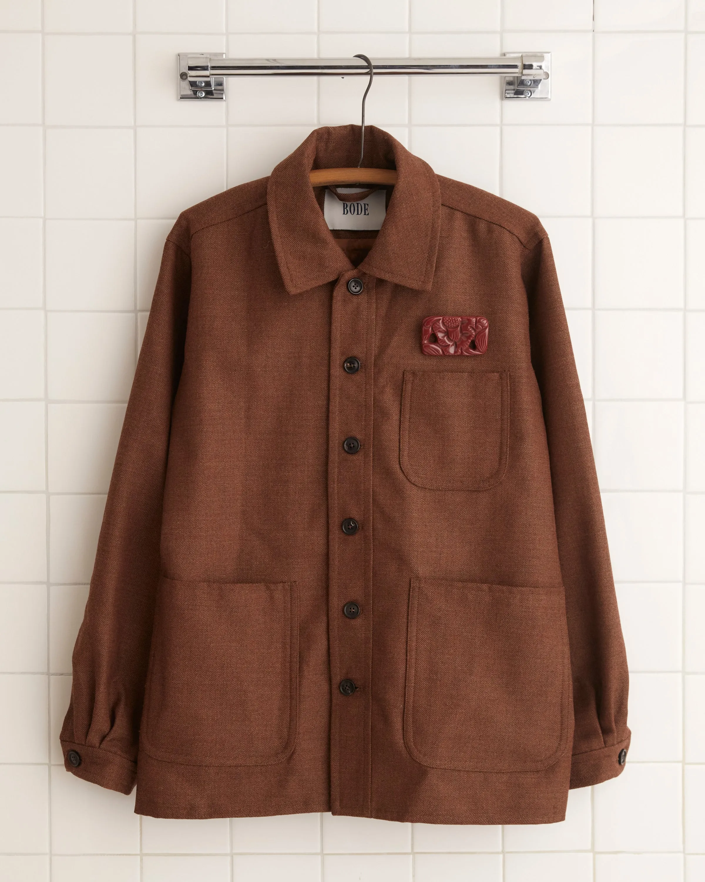 Twill Franck Jacket - Brown