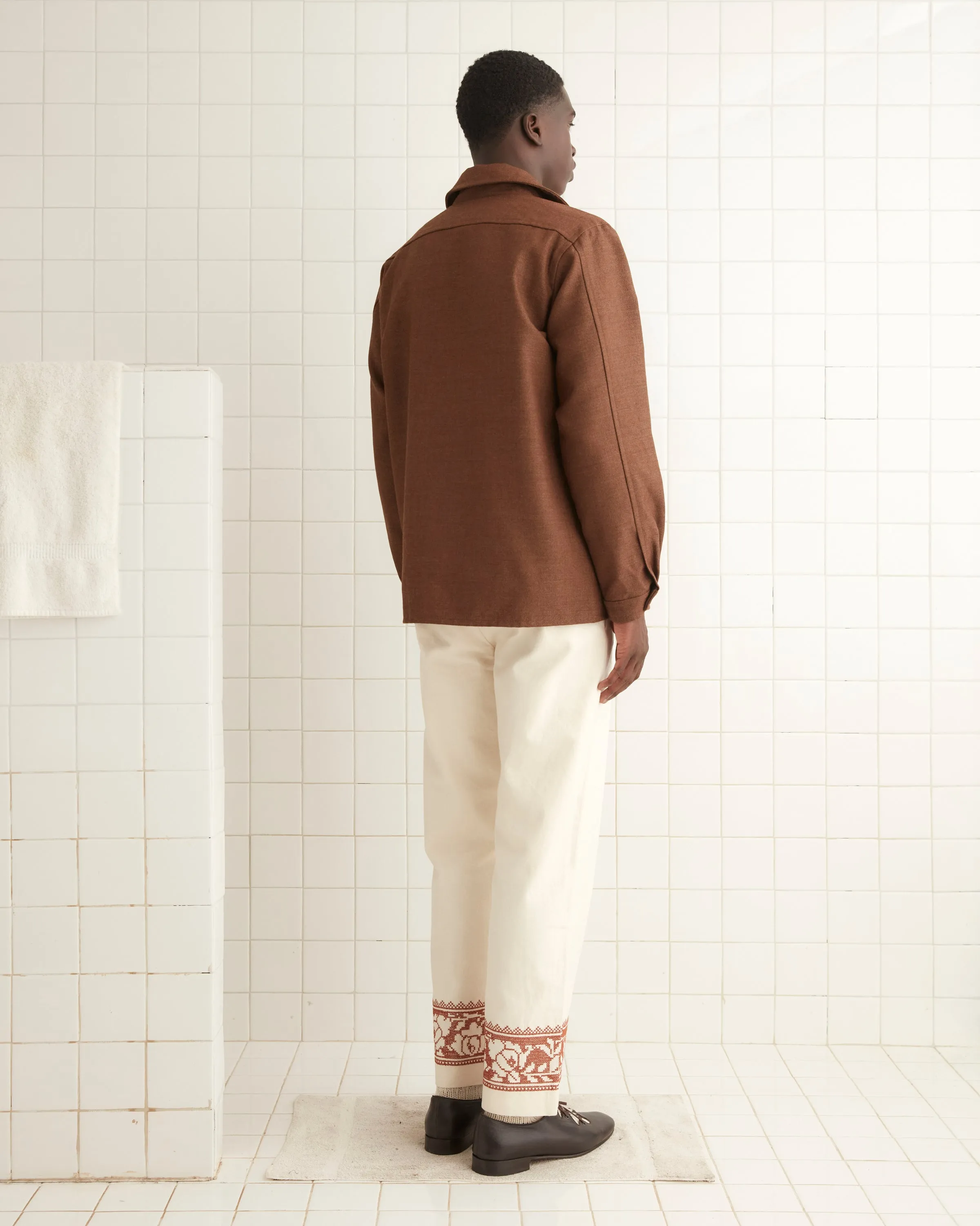 Twill Franck Jacket - Brown