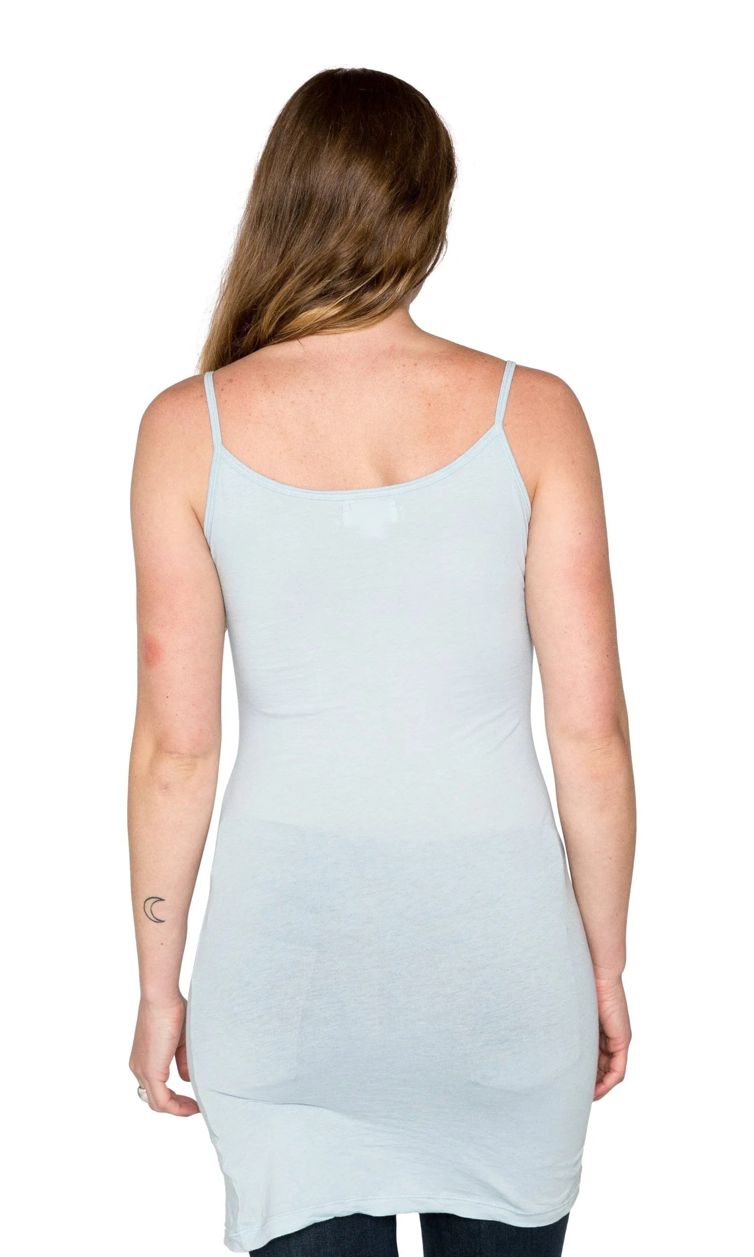 Velvet by Graham & Spencer Scarlett03 Gauzy Whisper Long Tank Top