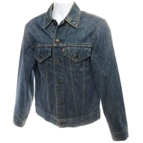 VINTAGE LEVIS TYPE 3 JACKET 2 POCKETS SINGLE STITCH SIZE 38 1980S MADE IN USA