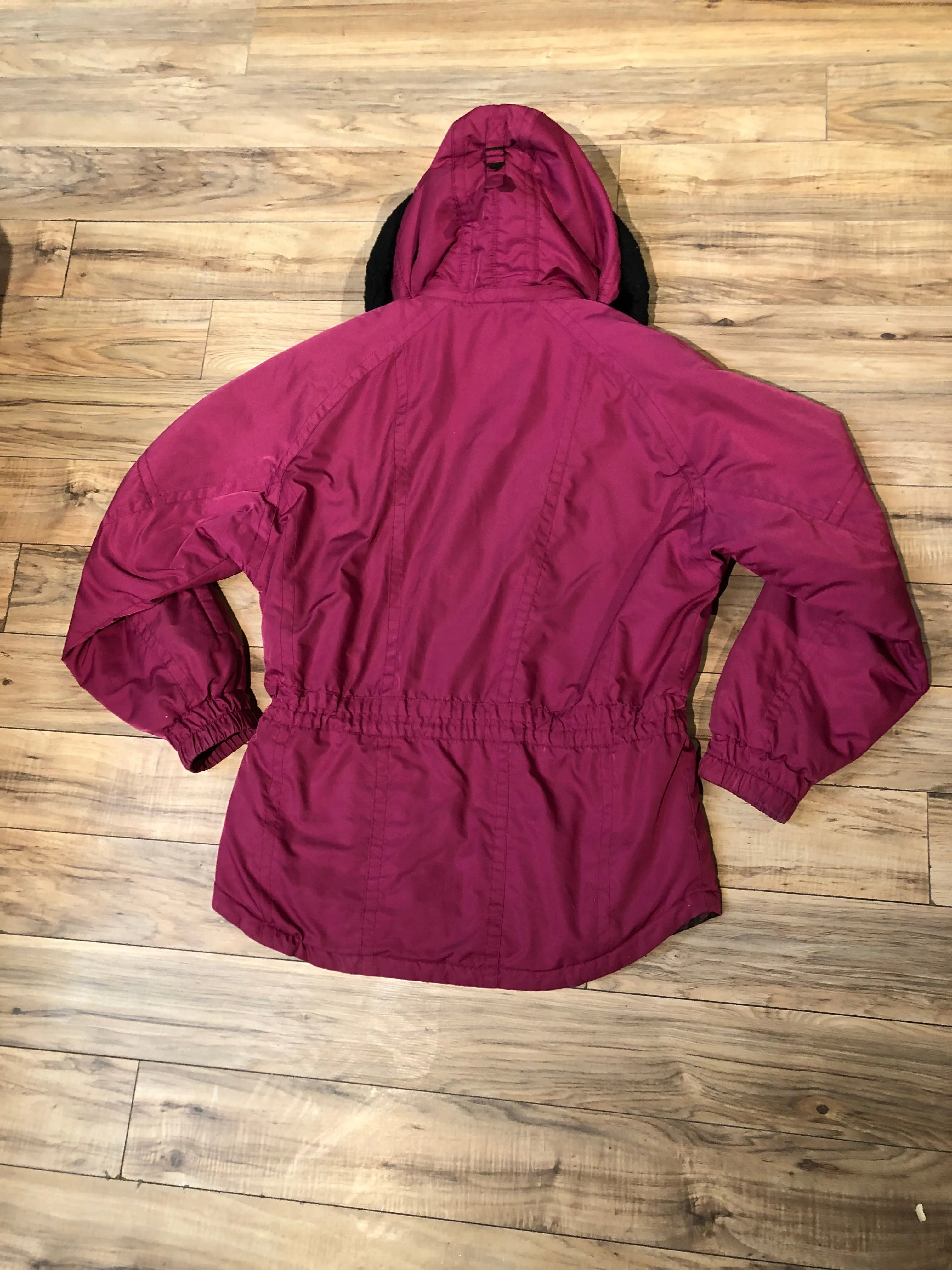 Vintage Olympic 1980’s Collini Pink Two Piece Ski Suit, Size 12
