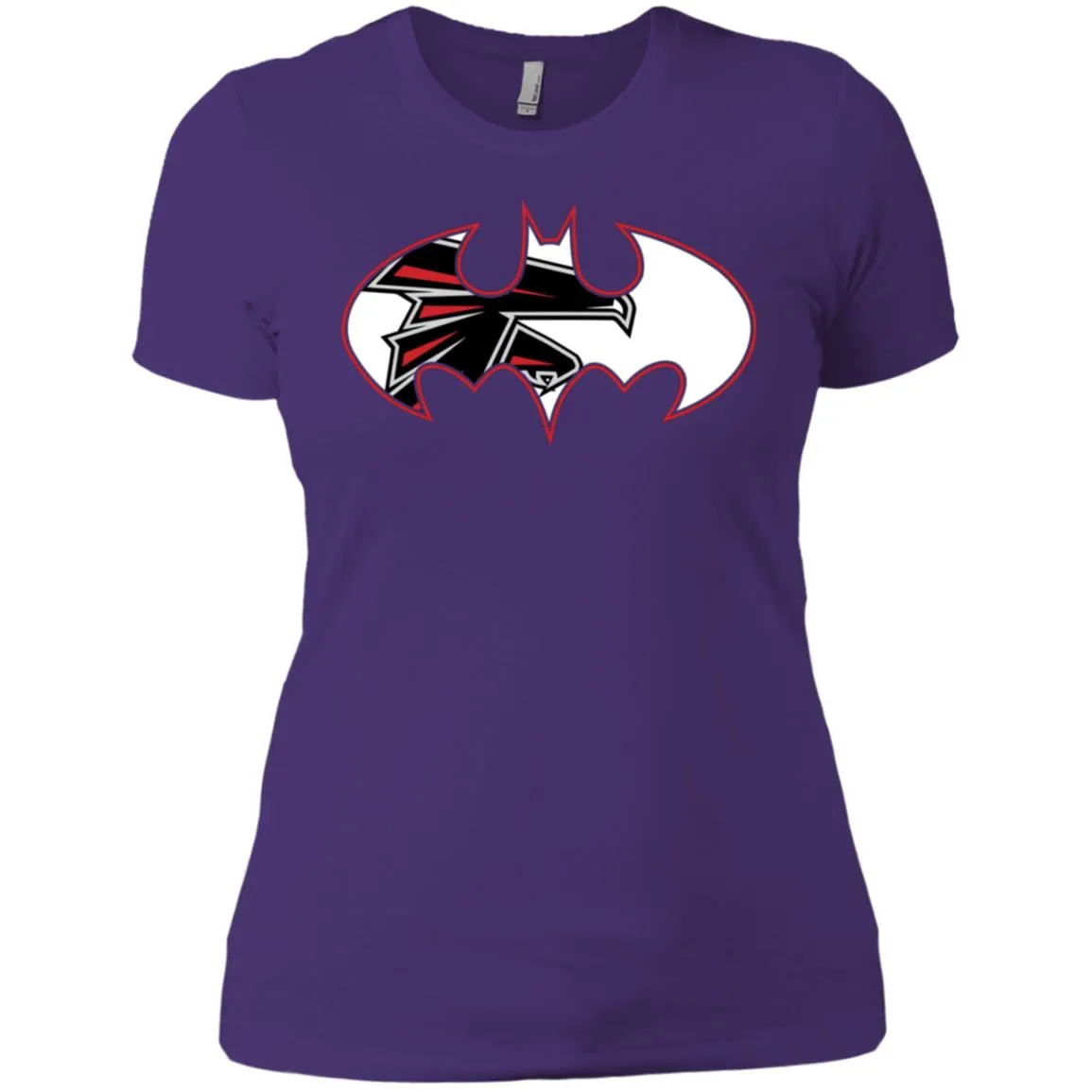 We Are The Atlanta Falcons Batman Nfl Mashup Women Cotton T-Shirt