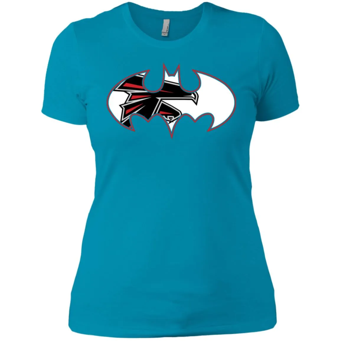 We Are The Atlanta Falcons Batman Nfl Mashup Women Cotton T-Shirt