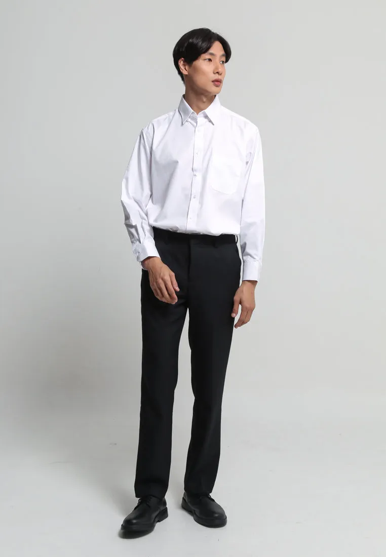 White White Regular Fit Long Sleeve Shirt