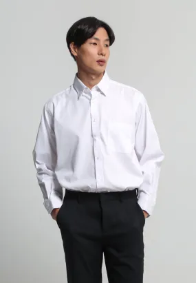 White White Regular Fit Long Sleeve Shirt