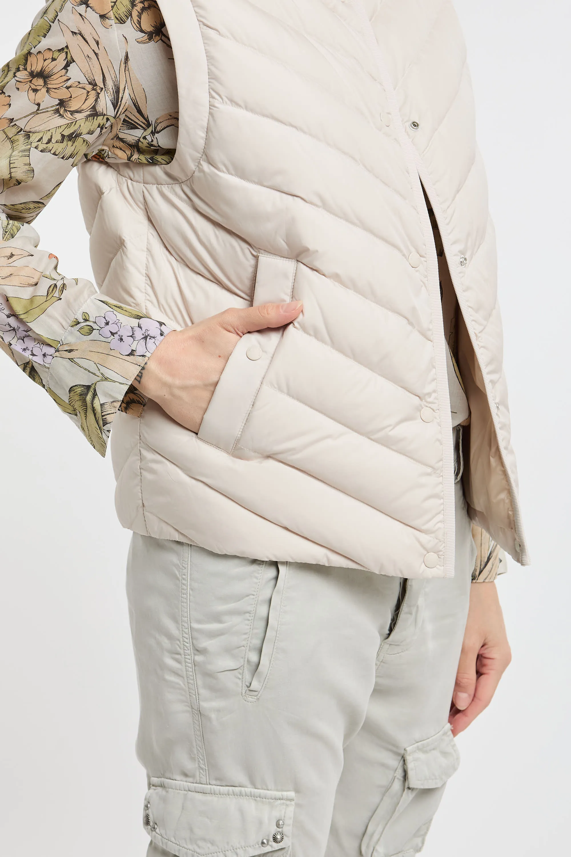 Woolrich Piumino Smanicato  in microfibra 5758